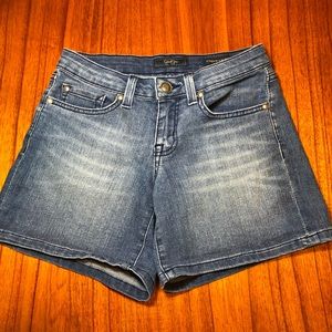 Jessica Simpson forever low rise jean shorts